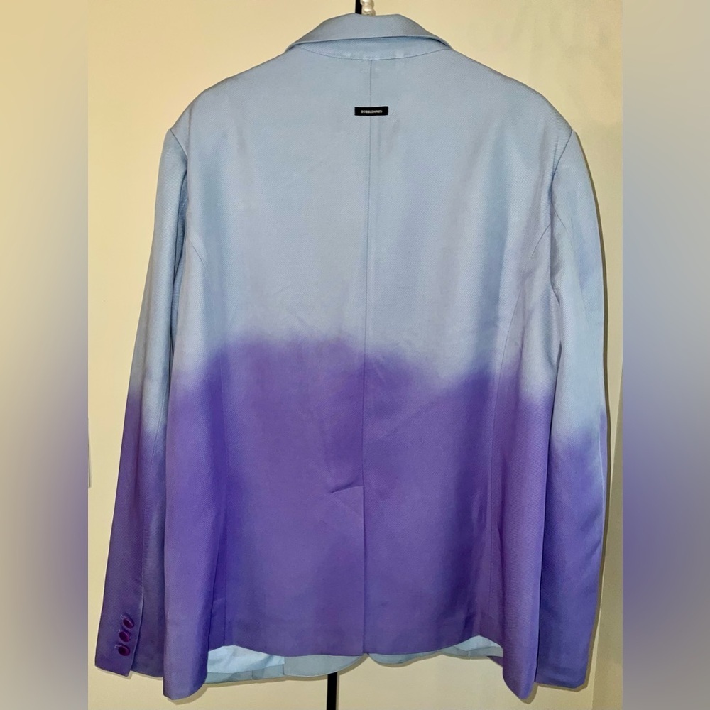 Bobblehaus UO Exclusive Ombré Tencel Twill Blazer - nwt - size large - unique - Picture 9 of 16